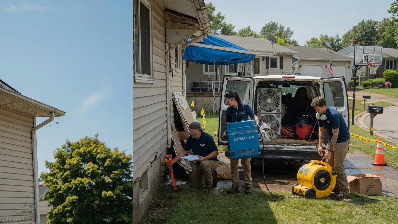 Ceiling Leak Cleanup in Dolton, IL near me